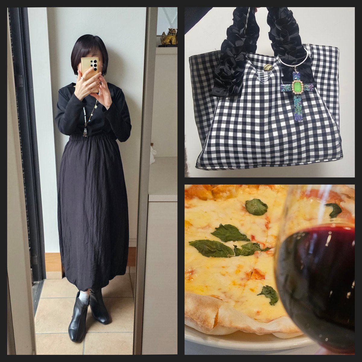 toroco33's tweet image. 今日もランチはイタリアン🇮🇹😅
@CyanPink1 ネックレス
iAmさん ピアス
@manmarushokai チャーム 
@matataki07231 リング
@nisinoyakumo ピンキー💍
ブレスレットは自作です
 #トロ子備忘録
 #ハンドメイド好きさんとつながりたい