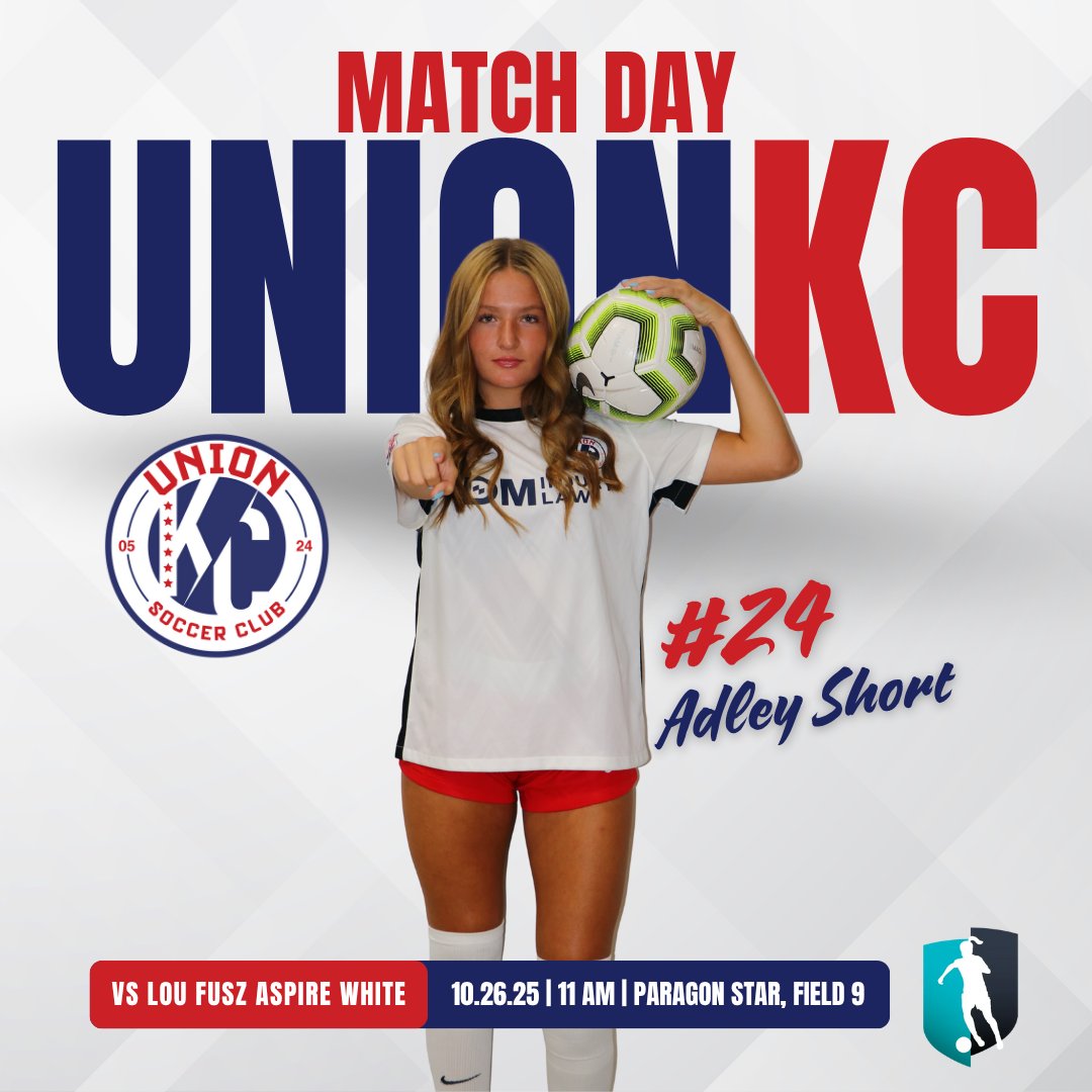 UNIONKC_ASP_09G's tweet photo. Another Lou Fusz re-match at home!

🆚️ Lou Fusz White
⏰️ 11:00 am
📍 Paragon Star Sports Complex, Field 9

@unionkcsoccer @GAcademyLeague
@ImCollegeSoccer @ImYouthSoccer @HSSoccerKC  @TopDrawerSoccer @PrepSoccer https://t.co/ST0kQkgAxV