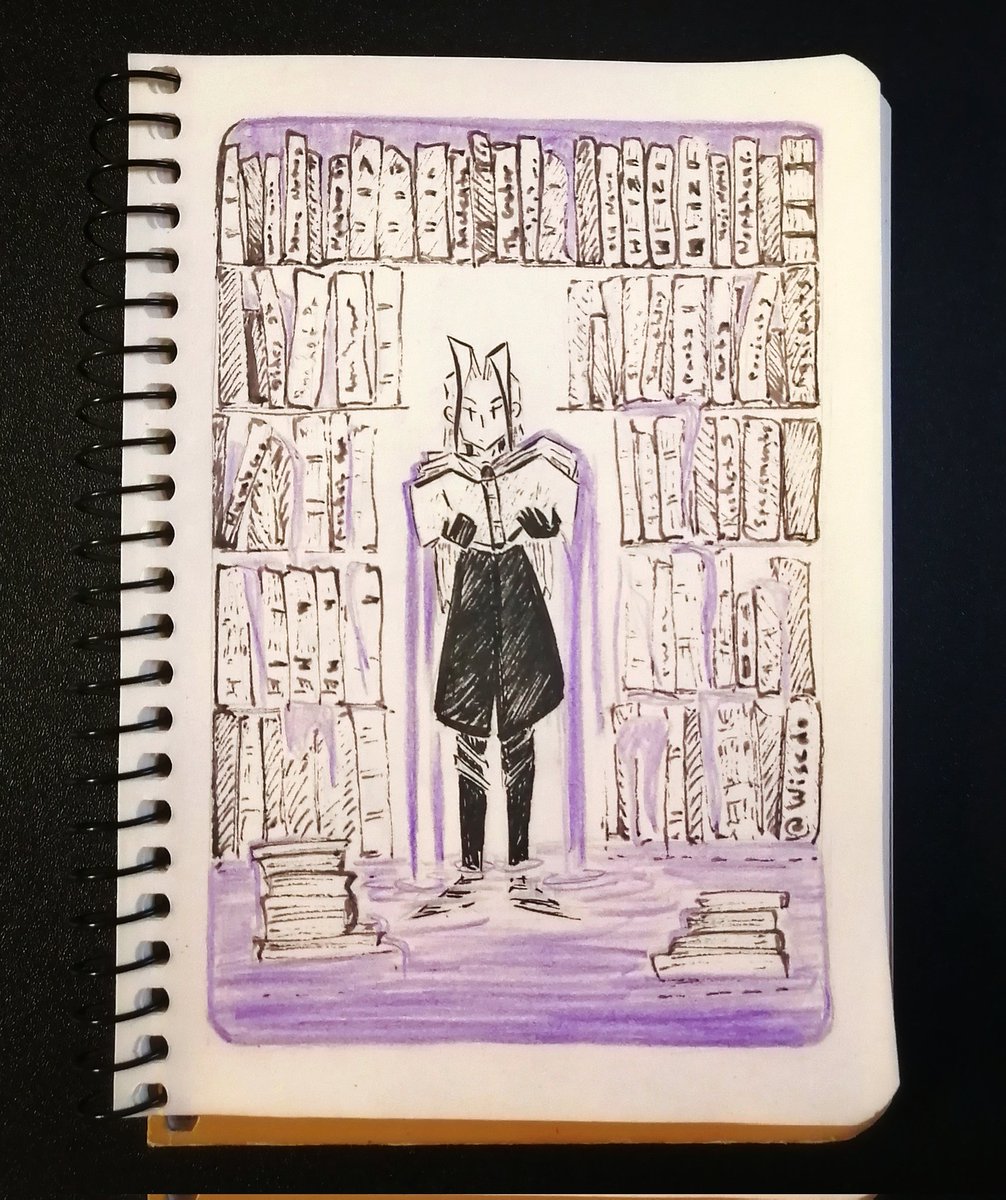 for #sephirothweek - Library

#ff7