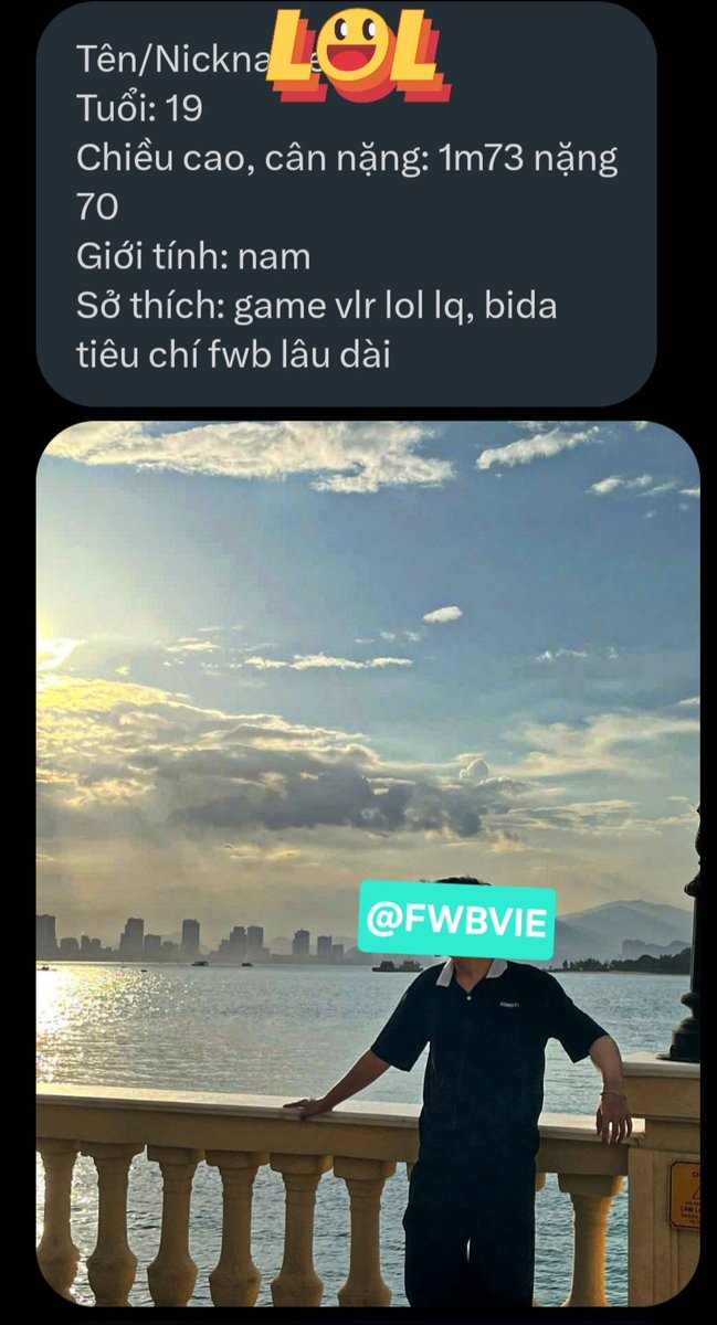 FWBVIE's tweet photo. #SGN302 #FWBVIE_No59_302

Bạn nam tìm  #Fwb là nữ khu vực #Saigon nè.            
👉Inbox @FWBVIE để biết thêm info nha.       
📷Nâng lên FWBVIE's Member để nhiều ưu tiên nhé. 

#FWBVIE #SGNFWB #Vietnamese #hcmc #Saigon #BoyFWB #lgbtVietnam #No59 #travelvietnam #Travel_FWB #MavrykICO #SecretStory  #BLACKPINK #jrokez  #vietnamese  #A80