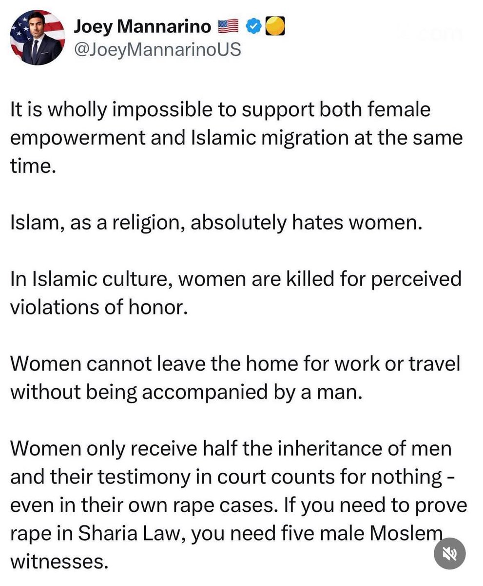 And liberals are jumping to sign up for the Islamic culture. 

If only they knew how bad sharia law was. 

Sheep.