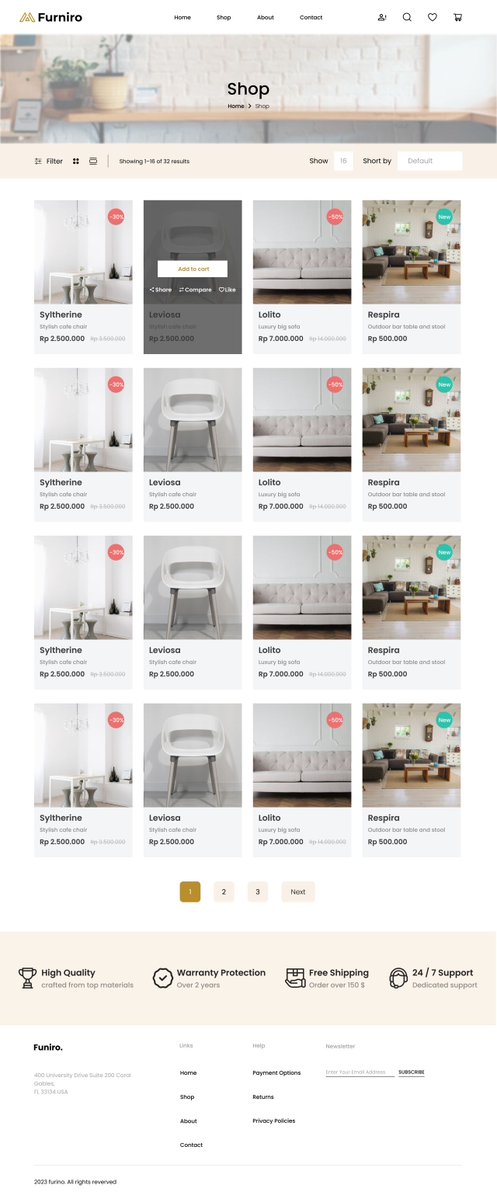 WPWebMadness's tweet image. launch our brand-new Furniture Website! 🪑
Discover a wide range of stylish, durable, and modern furniture pieces designed to make every corner of your home more beautiful. 💖
#webdesignanddevelopmentcourse #WebDevelopment