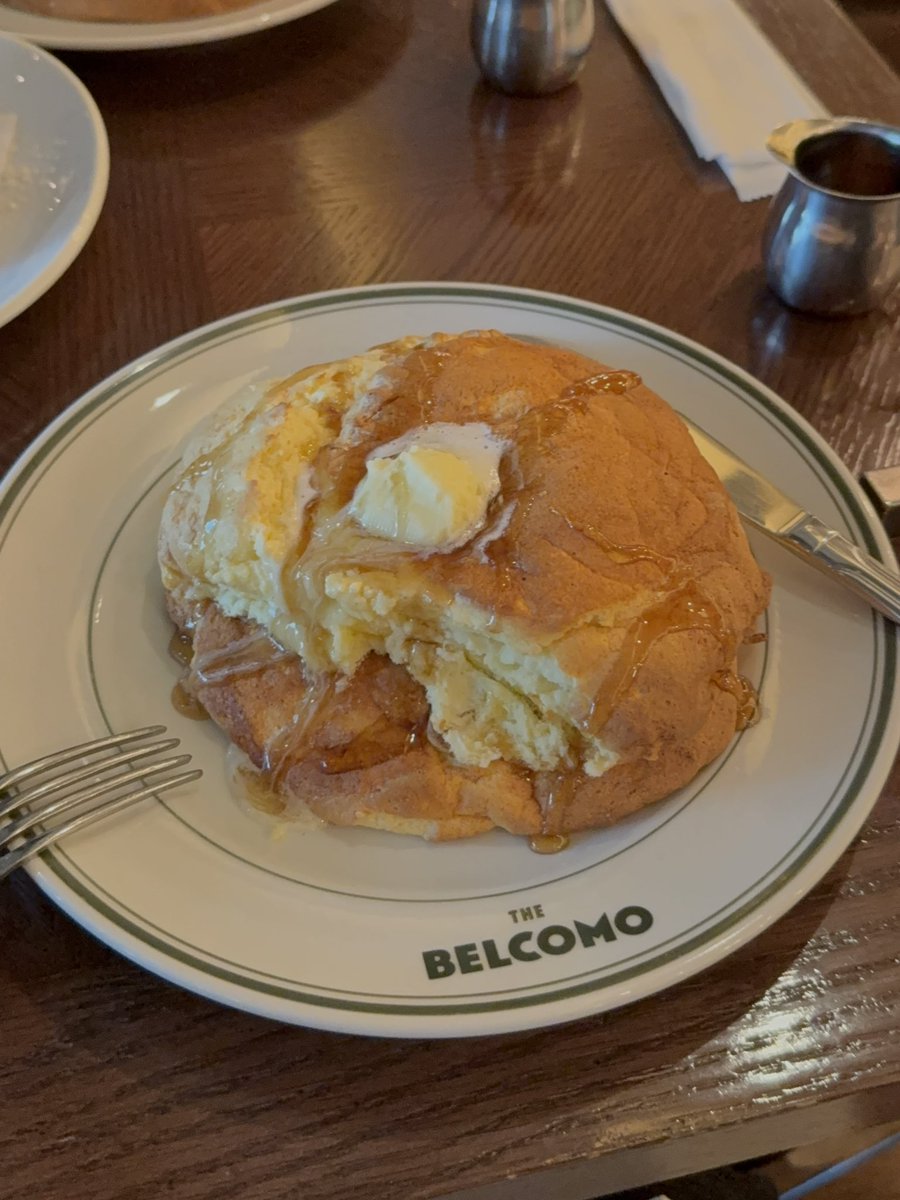 _yettocome___'s tweet image. フワッフワで美味しすぎた🥞