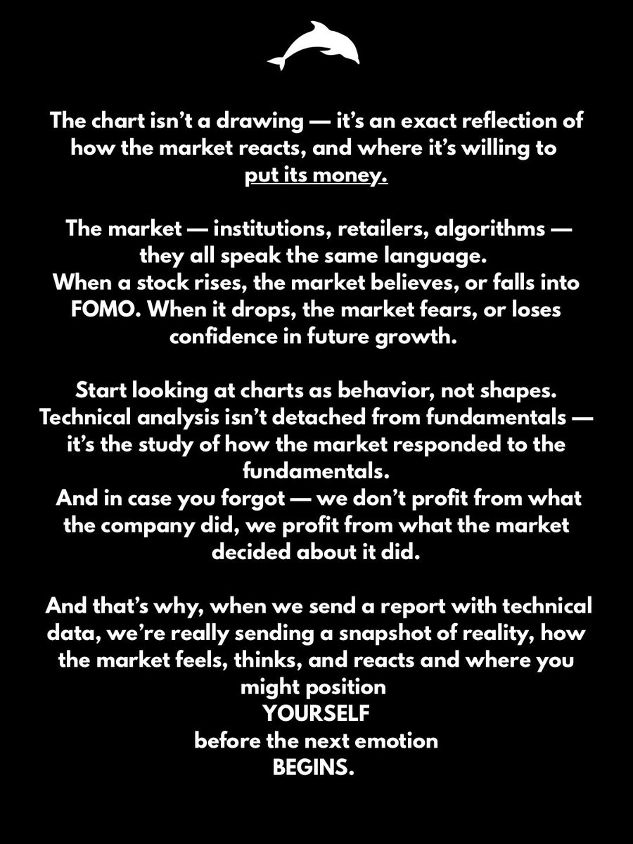 DOLFINSYSTEM's tweet photo. Charts don’t predict — they reveal.
Every move is the market showing how it feels. 🐬
#stocks #trading #marketupdate #technicalanalysis #DOLFIN #stockscanner https://t.co/WDVlq7WyBC