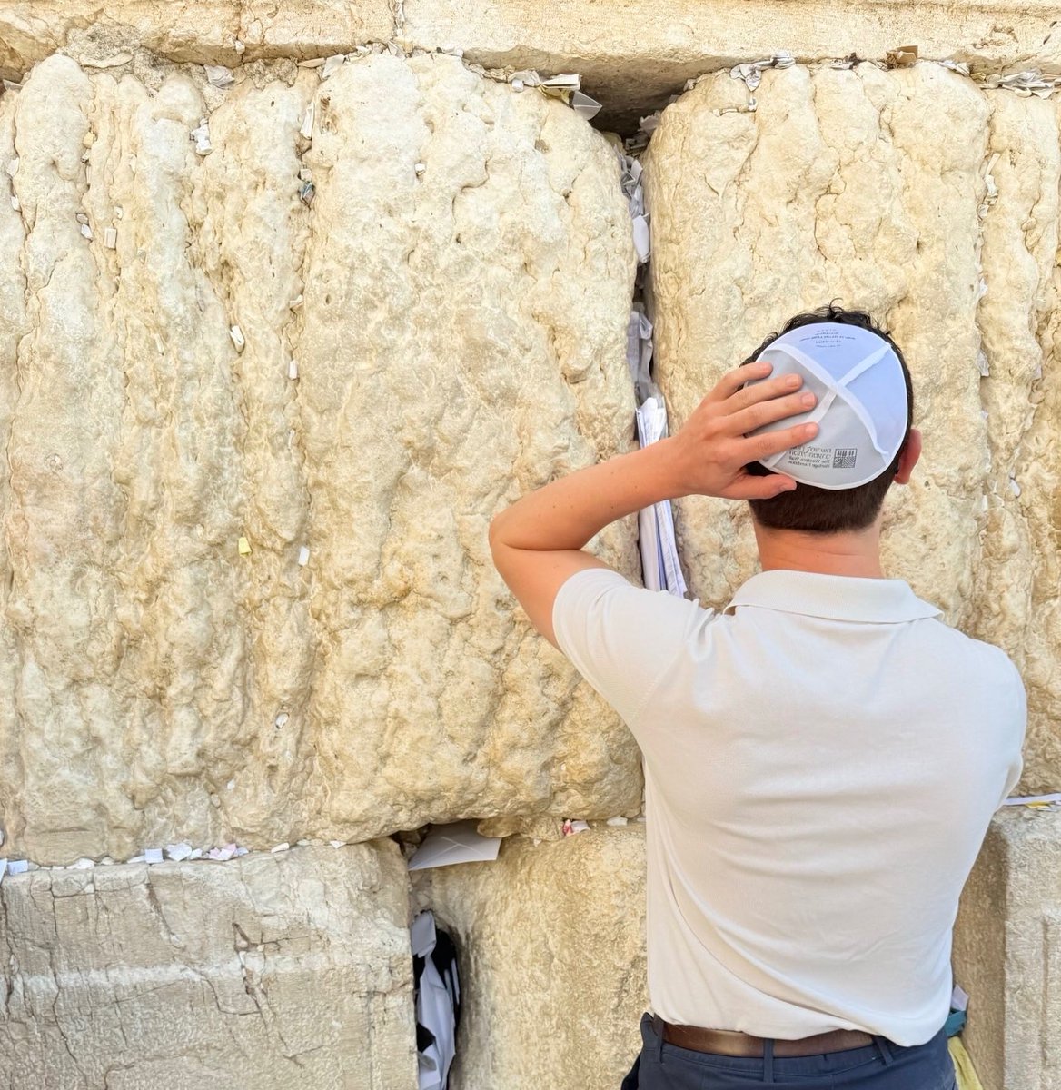A friend caught this moment of me at the Western Wall where I was moved to sing “Oseh Shalom” — a prayer for peace. 

What a profound privilege to be there in this time of renewal. 

May all of our prayers for peace and prosperity be answered.