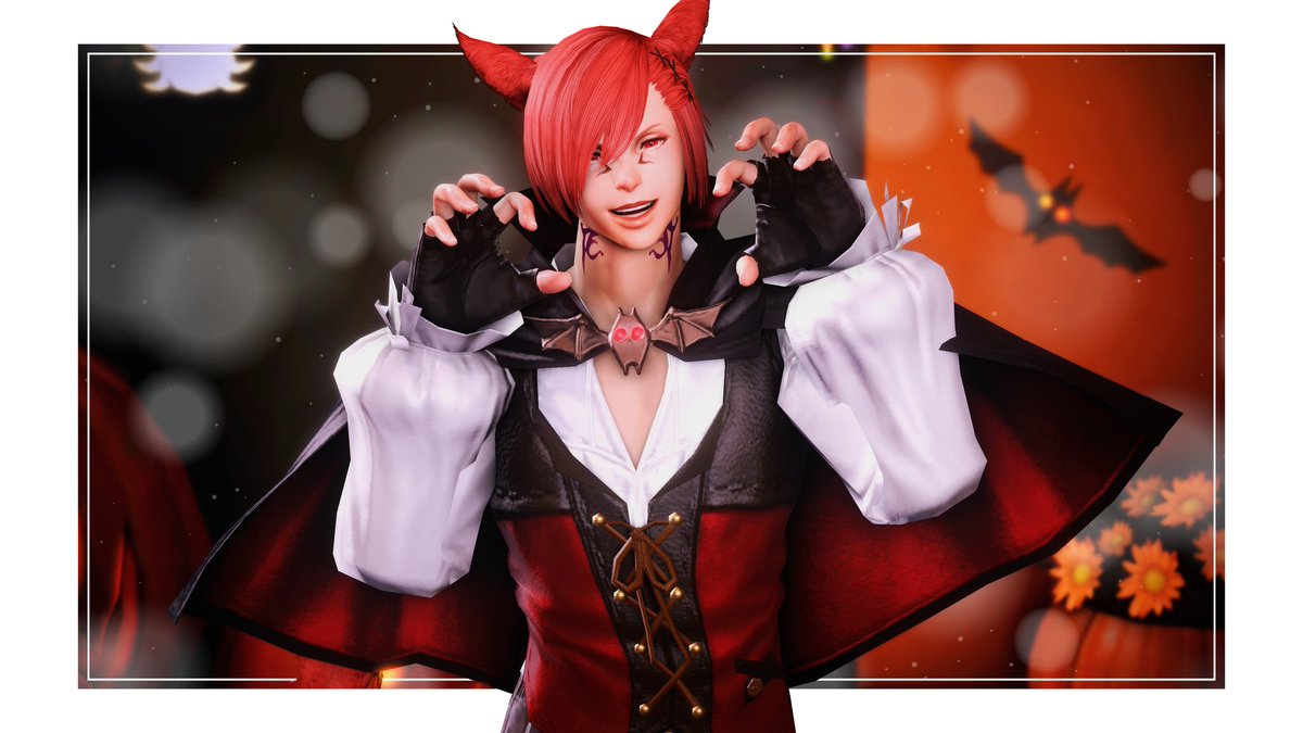 creative_carrah's tweet photo. G'raha is enjoying spooky season to it's fullest ❤️

Photo by: @TiraMods https://t.co/ZO605DRy47