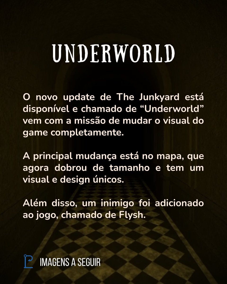 Portland_Games's tweet photo. The Junkyard Underworld chegou hoje, 27/10, trazendo grandes mudanças no game, como o mapa com o dobro do tamanho e até mesmo novo inimigo. 

The Junkyard: Descubra um mundo abaixo de nós

#thejunkyard #portlandgames
#gamedev #indiegame #halloween #update #news https://t.co/GdKsWXSfPv