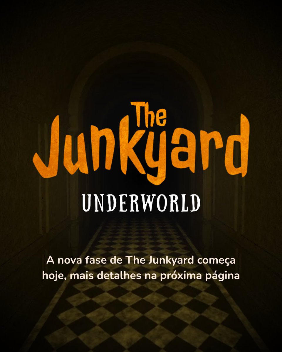 Portland_Games's tweet photo. The Junkyard Underworld chegou hoje, 27/10, trazendo grandes mudanças no game, como o mapa com o dobro do tamanho e até mesmo novo inimigo. 

The Junkyard: Descubra um mundo abaixo de nós

#thejunkyard #portlandgames
#gamedev #indiegame #halloween #update #news https://t.co/GdKsWXSfPv