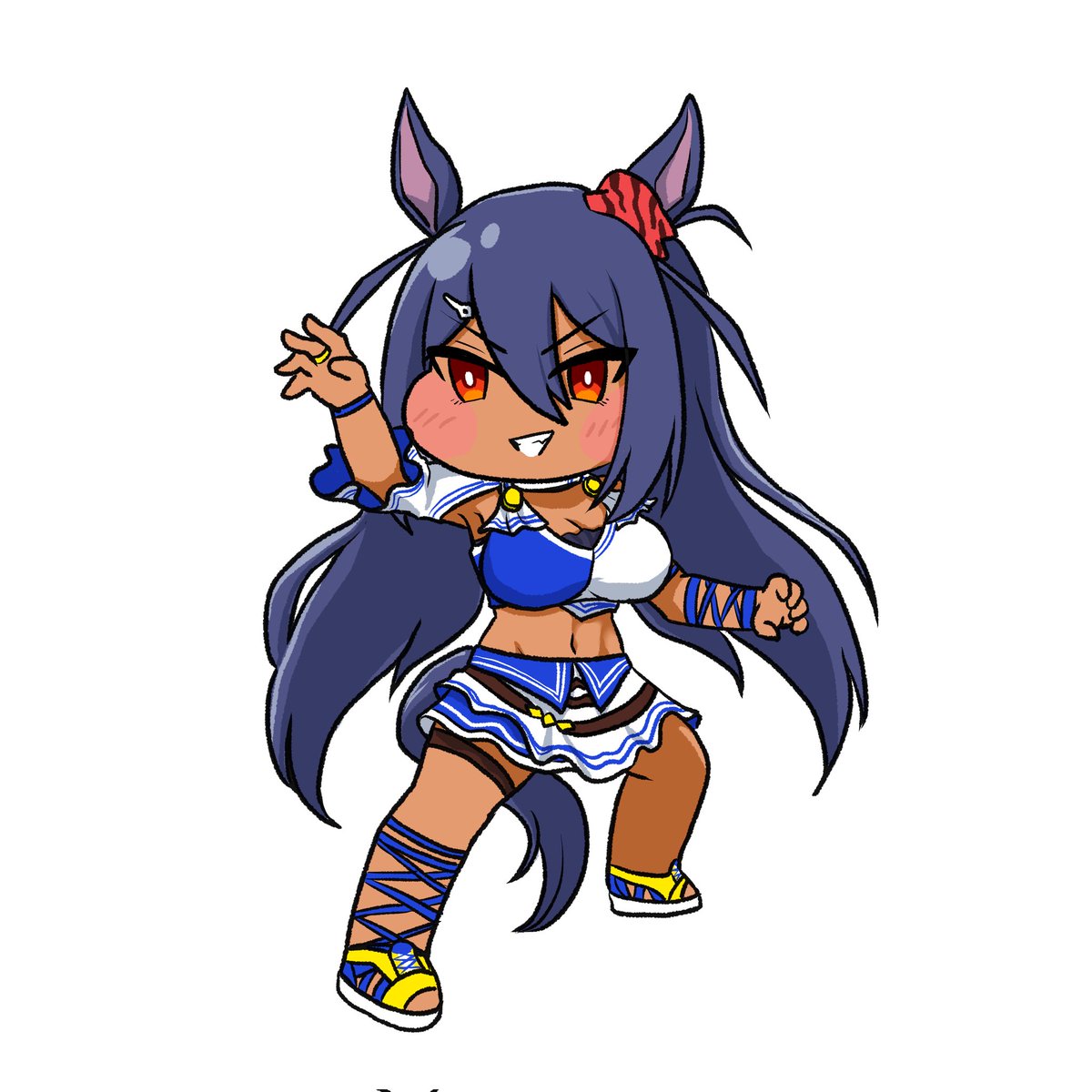 병원에서 할게 없어서 그린 트릭컬풍 히시아마

사도는 아니니까 손가락은 5개다