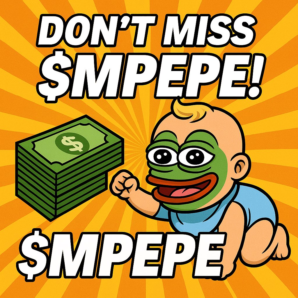 Keeping an Eye on  $MPEPE

With a solid team behind it and growing momentum $MPEPE  is showing serious potential to make waves.
I’m seeing strong signals and promising developments - this might just be one of the next breakout tokens.

 launching Soon on Pump.fun
