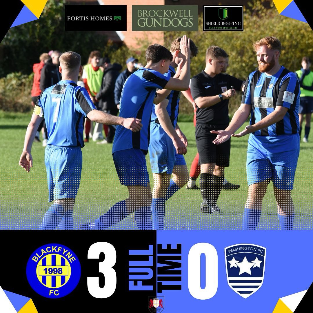BlackfyneJfc's tweet photo. First team continued their @WearsideLeague form with a solid 3-0 with at home to @washyfc Res yesterday.

⚽️⚽️ Nathan Anderson
⚽️ @ShayMccullagh 
🌟 Ant McConnell 

Good luck to Washy Res for the rest of the season…

UTF
💙 https://t.co/wNbLoZX3LL