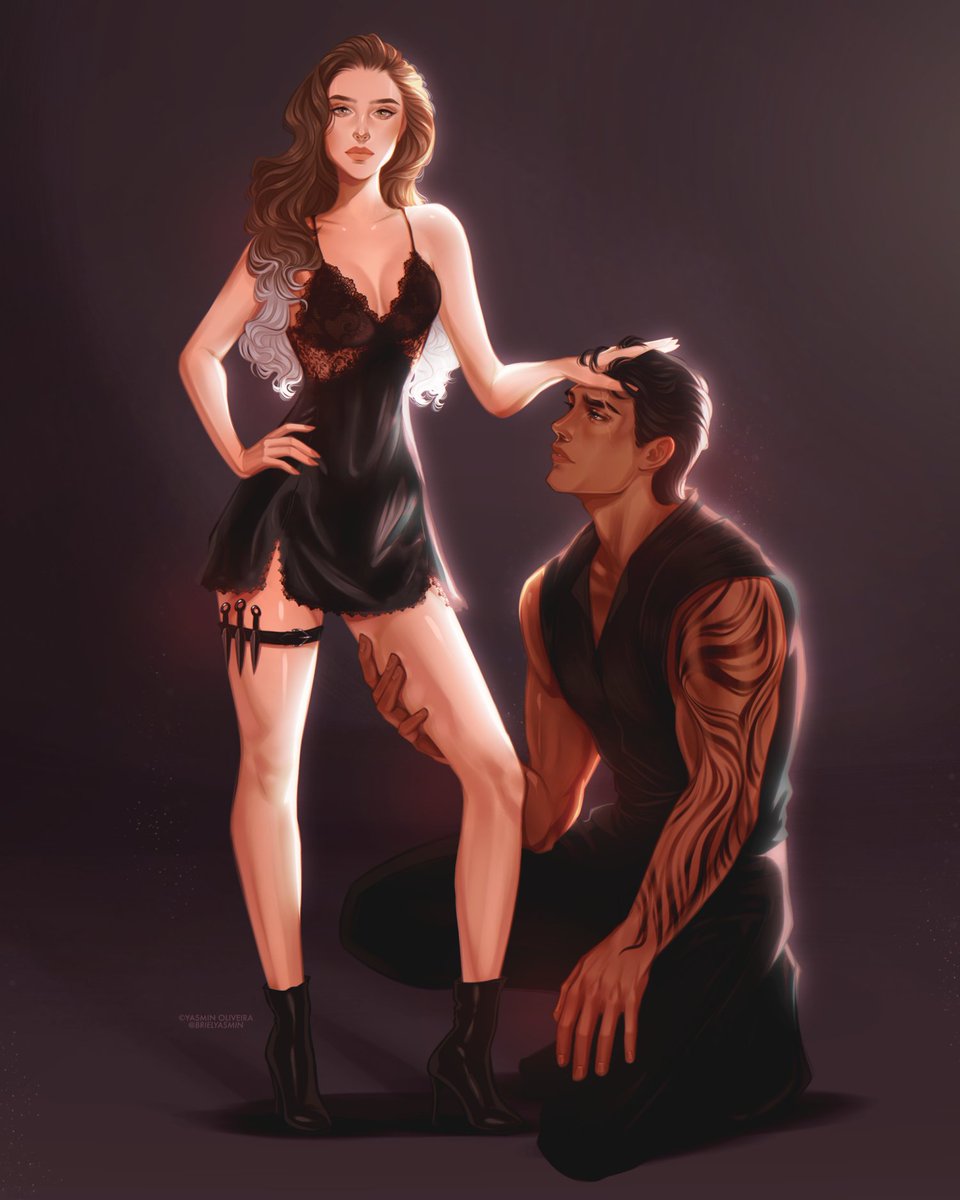 "...if Amari herself ever designed a woman with my downfall in mind… Well, fuck. Maybe that’s exactly what Violence is—my downfall."

🎨: <a href="/brielyasmin/">˙⋆ yas ּ ֶָ֢.</a> / comissioned by <a href="/violet_xaden/">Line 🐉 Xaden's version ⚡︎</a>