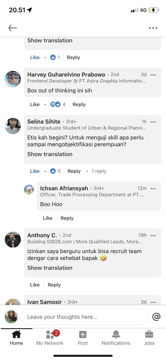 febna_pink's tweet image. Dan isi komennya banyak yang muji. Sekali ada yang protes: