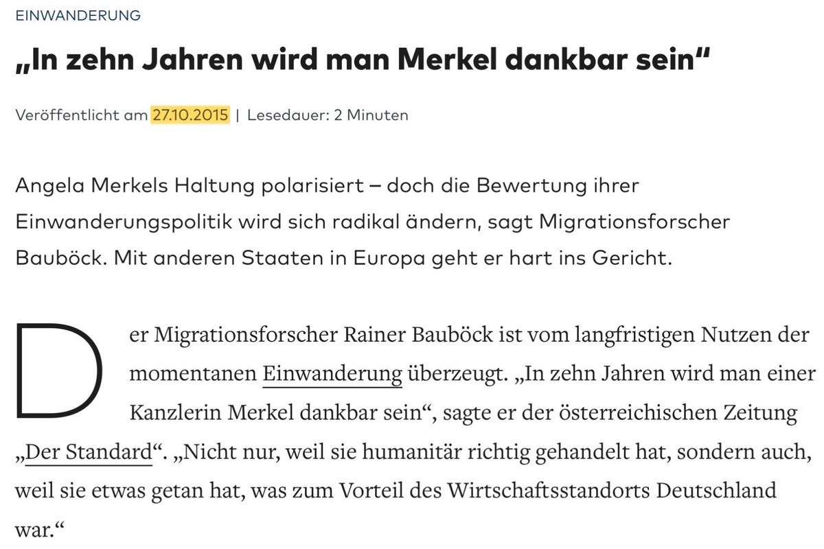 Ab morgen sind wir Merkel dankbar