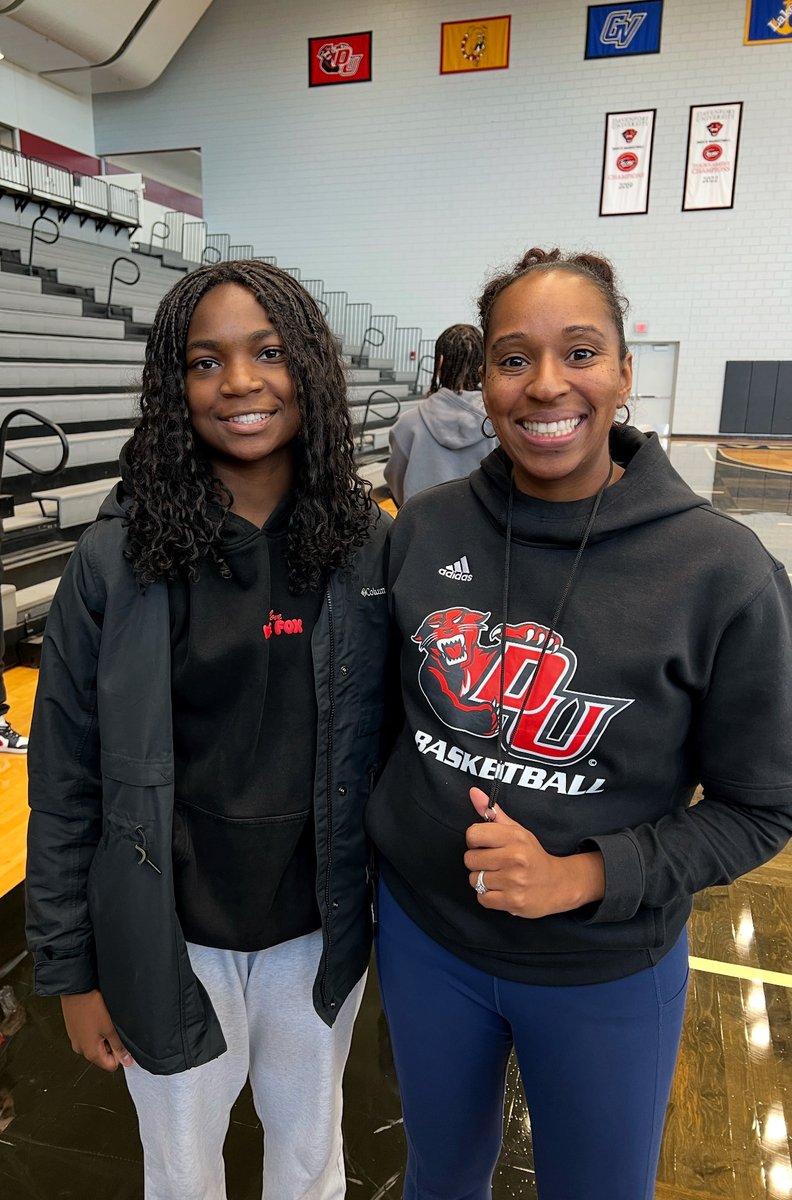 Thank you, ⁦<a href="/DU_CoachSanders/">Shonda Sanders</a>⁩ ⁦<a href="/CoachDom989/">Dom McBride</a>⁩ ⁦<a href="/DU_WBB/">Davenport Women's Basketball</a>⁩ for the campus tour &amp; watching team practice. I appreciate your hospitality. I look forward to watching the team in action 💪🏽🏀. ⁦⁦<a href="/MIpremierbball/">Michigan Premier</a>⁩ ⁦<a href="/MPremier2727782/">MiPremier27</a>⁩ ⁦⁦<a href="/iamtwillis/">Coach Willis</a>⁩