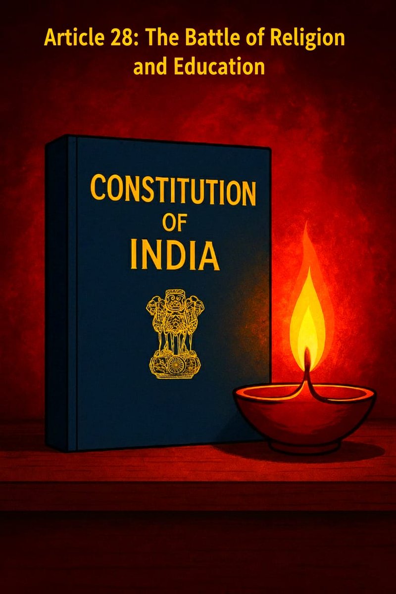 News2ThePoint's tweet photo. Article 28: “धर्म और शिक्षा की जंग” – संविधान का वो अनुच्छेद जो आज भी अधूरा है!

#Article28 #IndianConstitution #FundamentalRights #RightToFreedom #SecularIndia #EducationRights #RightToReligion #IndianLaw #ConstitutionOfIndia #DemocracyInIndia #ToThePointNews

https://t.co/YcMzMN4bRh
