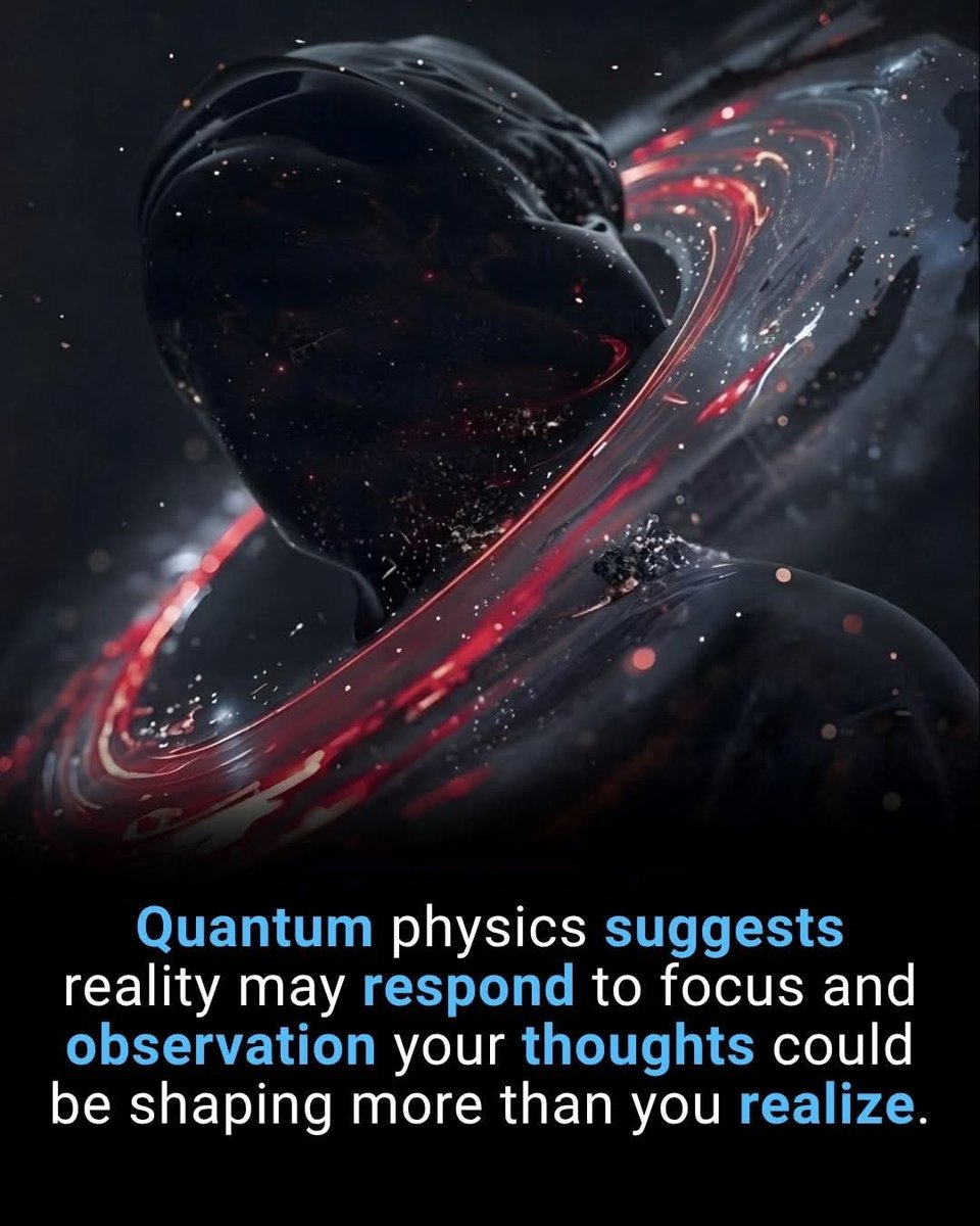 ShiningScience's tweet photo. Quantum physics reveals that reality isn’t as fixed as it seems. On the tiniest scales, the simple act of observation can influence how particles behave a phenomenon known as the observer effect. Some researchers and psychologists draw an inspiring parallel to daily life, suggesting our focus, beliefs, and expectations may subtly influence how we experience reality.

In this view, thoughts are more than passing ideas they’re forms of energy that interact with the world around us. When you focus on growth instead of fear, or potential instead of limitation, your mindset may align with outcomes that reflect those frequencies.

Therapeutic approaches like Matrix Reimprinting explore this link between mind and matter by helping people reframe emotional memories and release stored stress. It’s a space where science, psychology, and energy awareness meet showing that how we perceive the world might just help shape what we live. 

Credit: Sources American Psychological Association, Institute of Noetic Sciences, Scientific American, National Geographic, CERN.