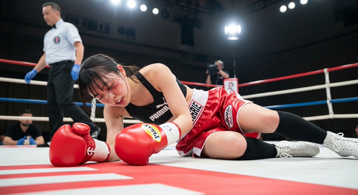 boxingfechi's tweet photo. 『立ち上がれなかった……』 悔しさ………… 🥊❤️🔥
#knockout
#10count
#countout
#カウントアウト
#シチュエーションフェチ https://t.co/8BwfaG7PVC