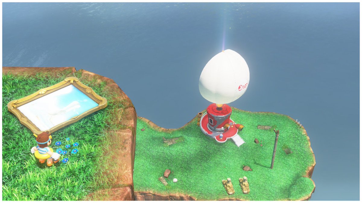 I traveled through the painting. How did the Odyssey get here without a driver?
I think it’s possessed. 
#supermario #MarioOdyssey