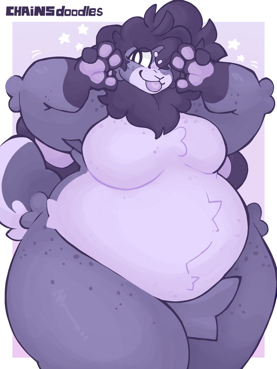 Chainsdoodles's tweet image. Huge ourple bnnuy!!
-
For a friend