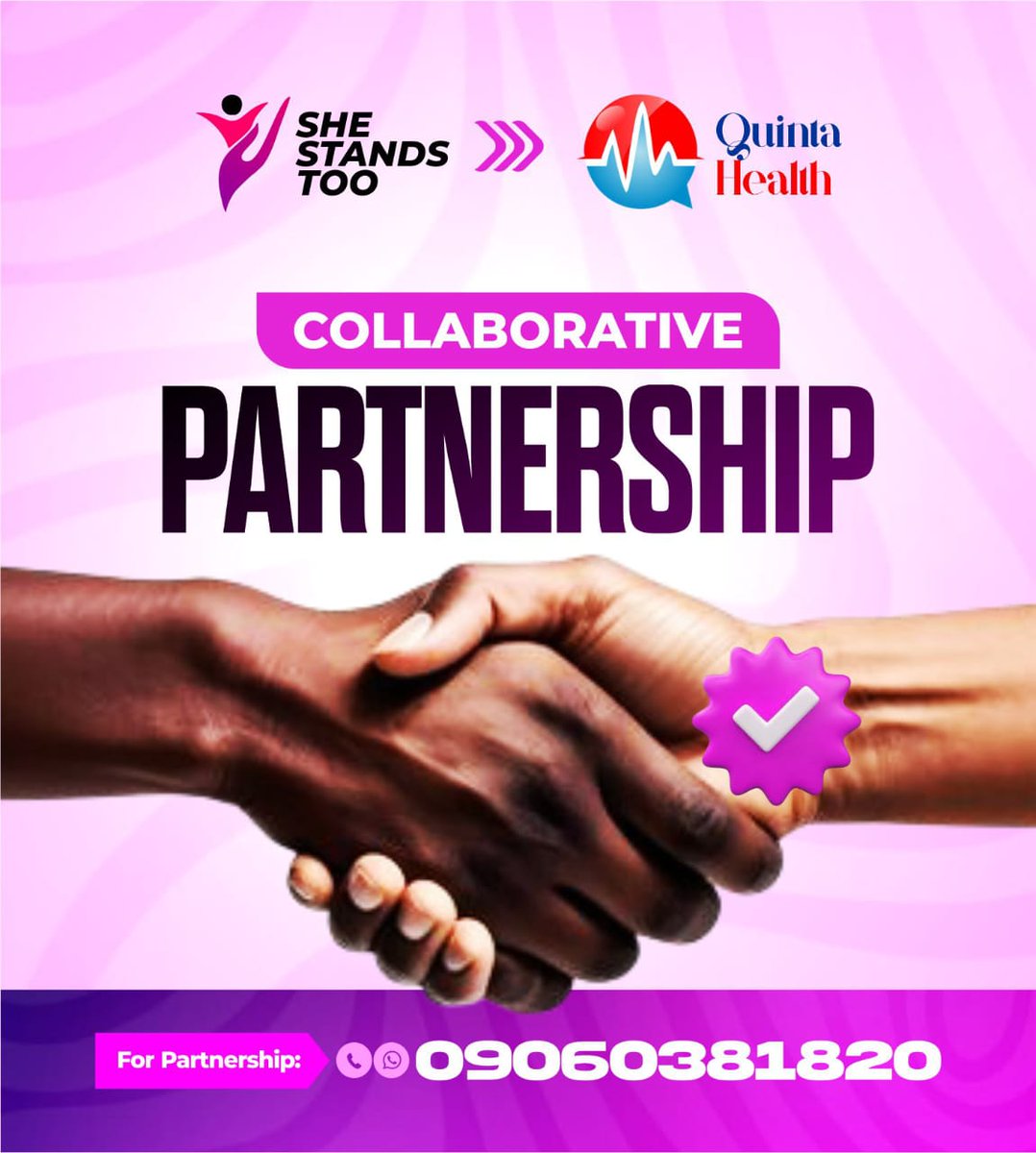 ___ayomie's tweet photo. I am organising an outreach next month for @shestandstoo and we are partnering with Quinta health. https://t.co/Os1mzdgT36