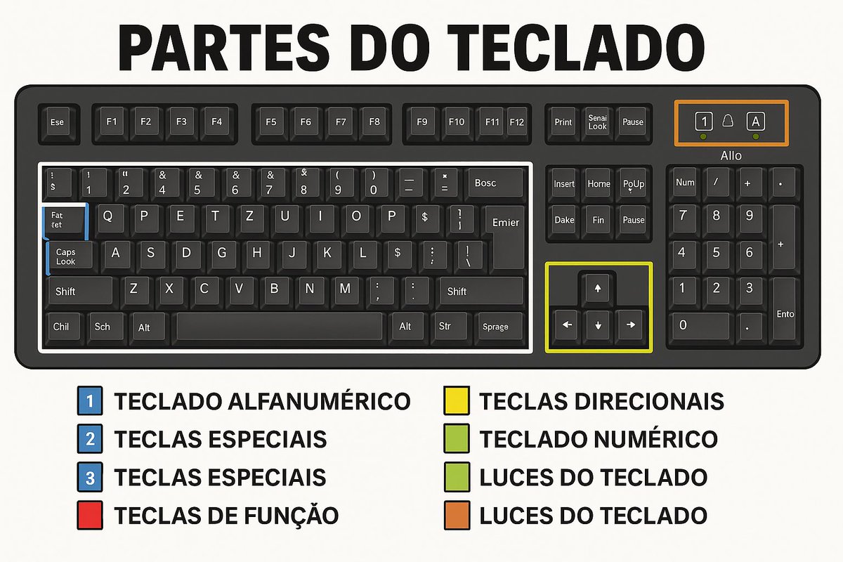 🚨A PEDIDO DE VOCÊS🚨

Compartilho esta lista para quem trabalha no computador. 🛑💻

Atalhos úteis do teclado (Windows / Excel):

Ctrl + E – Selecionar tudo
Ctrl + N – Negrito
Ctrl + C – Copiar
Ctrl + D – Preencher
Ctrl + B – Buscar
Ctrl + G – Salvar
Ctrl + L – Substituir
Ctrl +