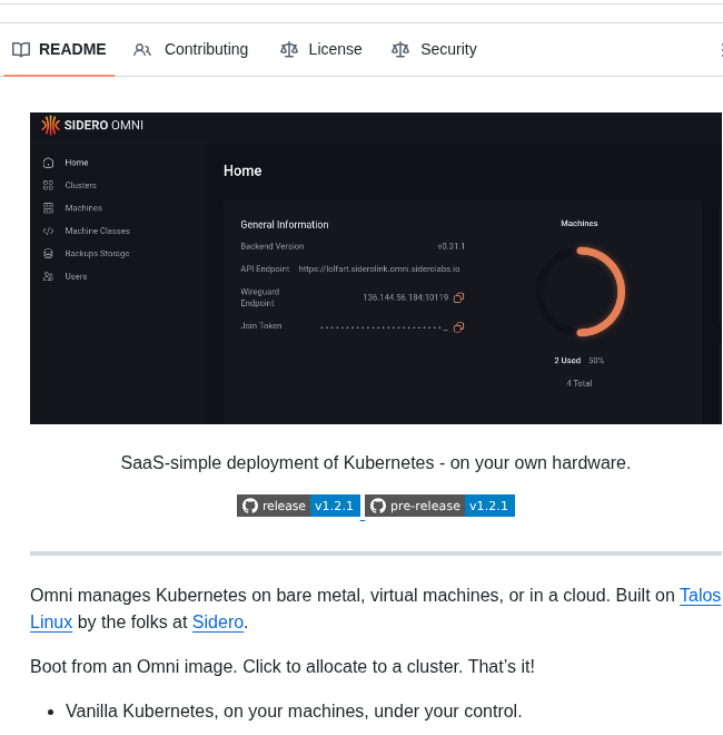 tom_doerr's tweet photo. Deploy Kubernetes on your own hardware https://t.co/MuDVUvR6gm
