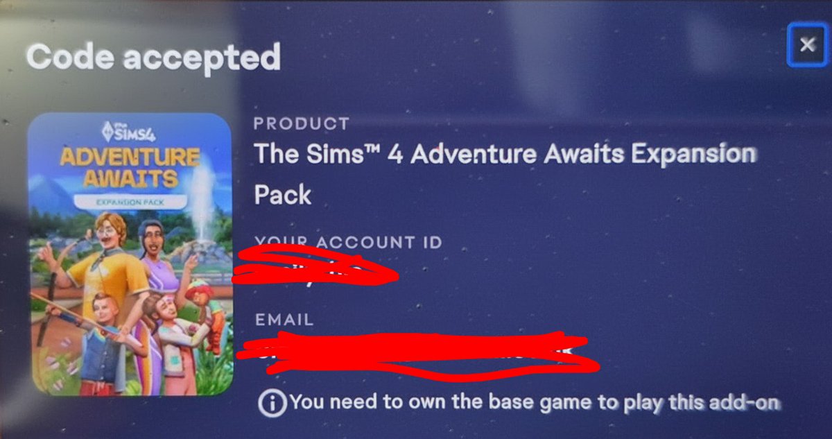 Thanks to <a href="/RatedRKO_TV/">RatedRKO</a> for my Adventure awaits code! Can't wait to play 😊