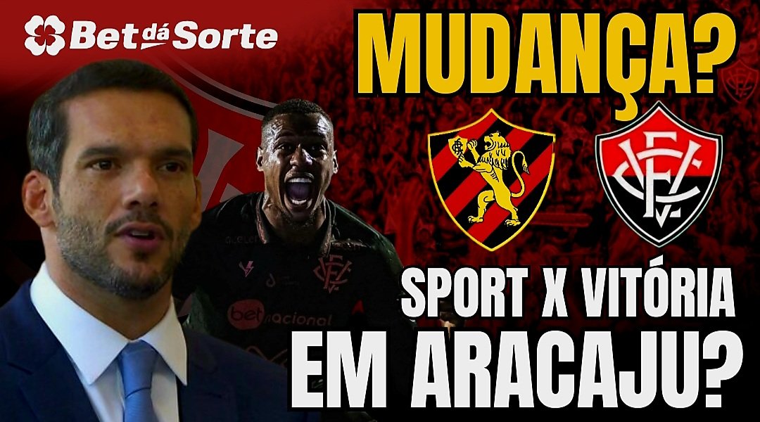 MUDANÇA, PARTIU INVASÃO?Sport e Vitória pelo campeonato brasileiro pode sair de Recife e ir pra Aracaju, mais detalhes no canal do YouTube youtu.be/dmm5IykHxuk?si…
