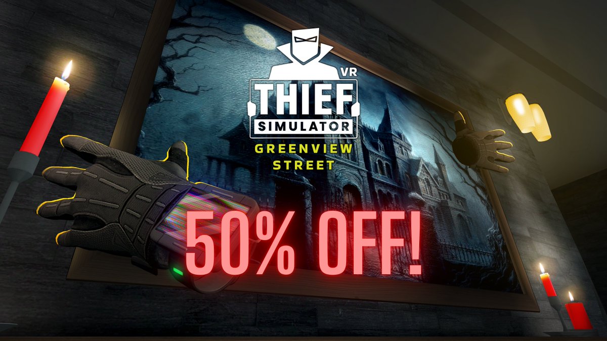 🎃Scary deals, scary steals🏴‍☠️"Thief Sim: Greenview Street" - another <a href="/MetaQuestVR/">Meta Quest</a> top seller, available now on Fall Fright Sale - 50% off!
🥽meta.com/en-gb/experien…