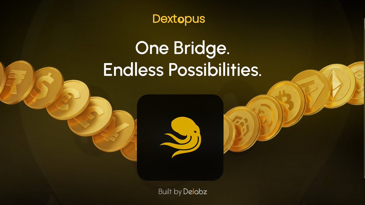 Liquidity vaults don’t just trap tokens, they trap progress.

Dextopus brings together best DEXs, bridges, and liquidity sources into a seamless network, built for every Defi user.

Eight arms, endless possibilities👾⚡