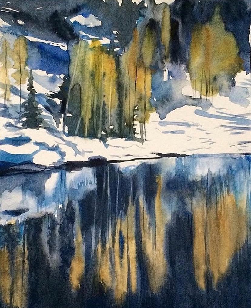 swpaintings's tweet photo. Larches.

#watercolorlandscape #landscapewatercolor #watercolorpaintings #pnwart #pacificnorthwest #falllandscape #fallpainting #artonx #artistsonx #watercolorartist #larches #reflection @CFGart https://t.co/kXngkM4aHV