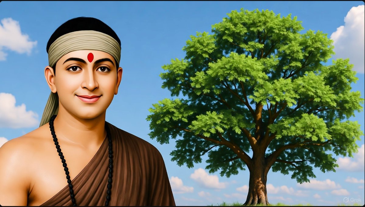 maa_bhaishiiH's tweet image. Description of nature in Sanskrit literature - a thread
1/n

I pick up assorted extracts from various Sanskrit literature (biased selection of course) so that you can pick up Sanskrit words and similes involving nature and also improve your Sanskrit reading and vocabulary related…