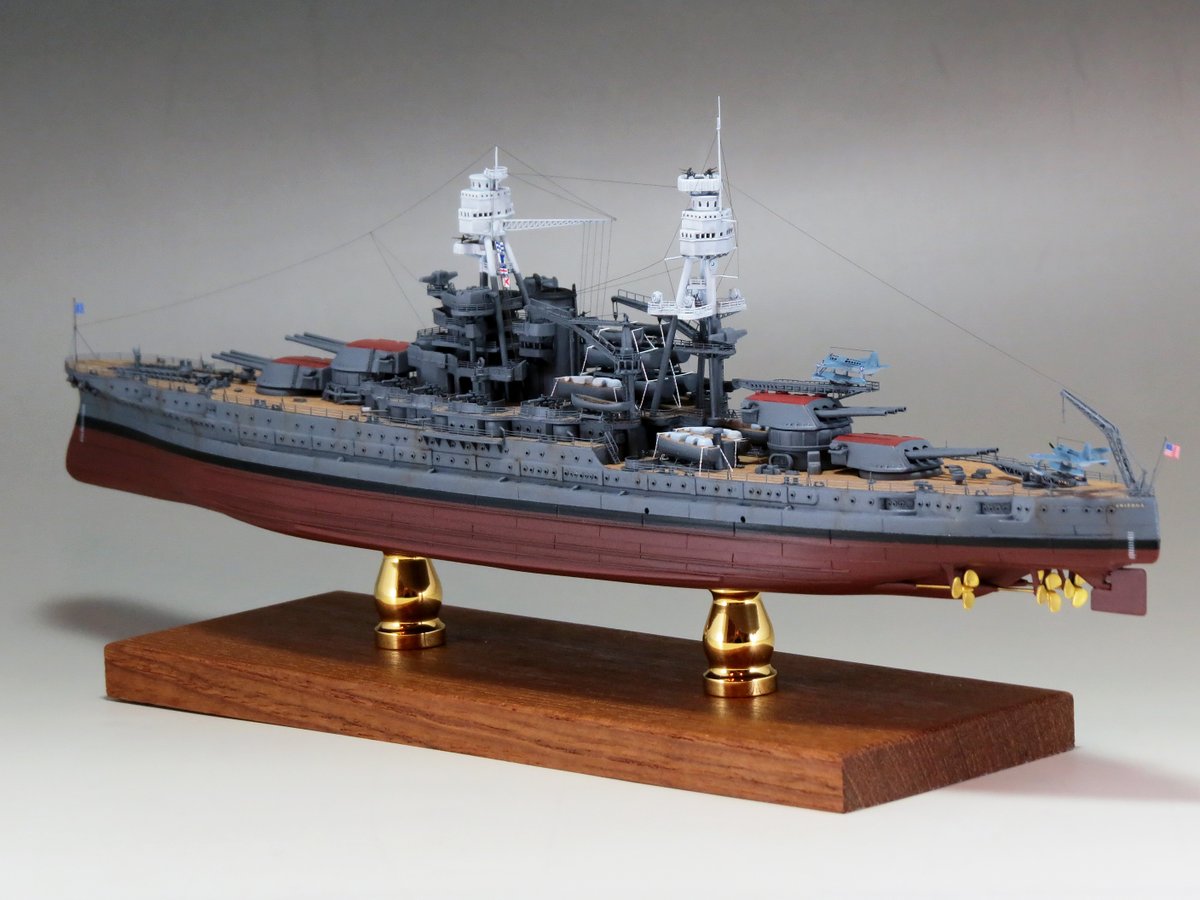 Dragon「1/700 U.S.S. Arizona BB-39, 1941 戦艦アリゾナ」完成しま