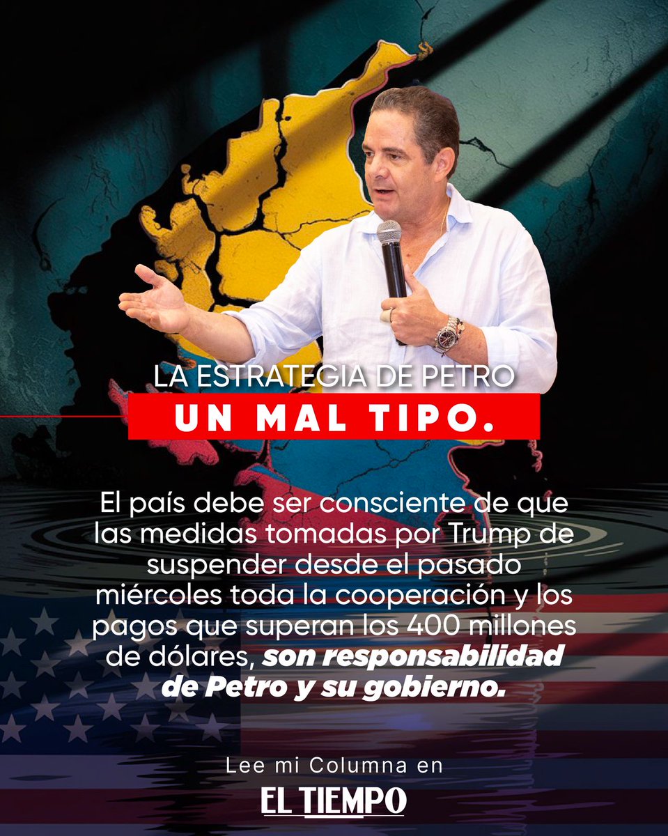 Un mal tipo

Esta semana el señor Petro por fin consiguió lo que se había propuesto desde hace meses en medio de su desaforada campaña por perpetuarse en el poder. Buscar un enemigo externo y ponerlo al servicio de la política interna ha sido una estrategia mil veces utilizada