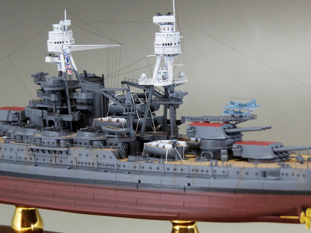 Dragon「1/700 U.S.S. Arizona BB-39, 1941 戦艦アリゾナ」完成しま