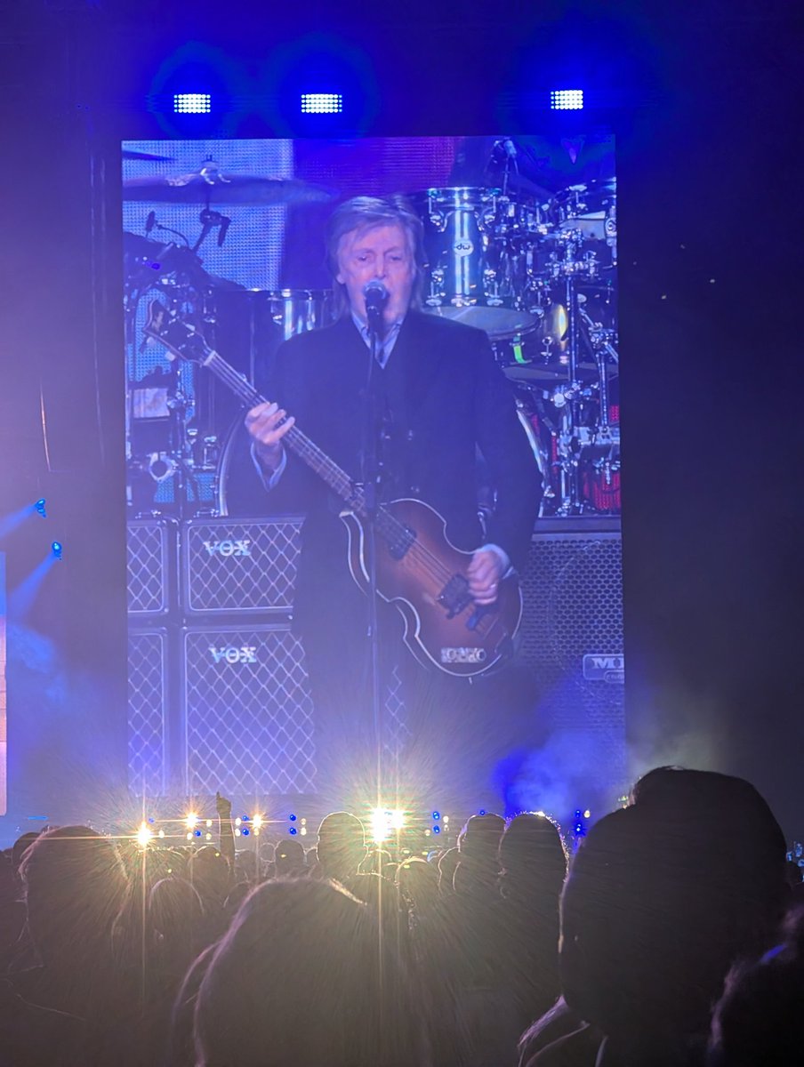 Took the wife to see Paul McCartney last night.  Feels good helping her check off bucket list stuff.