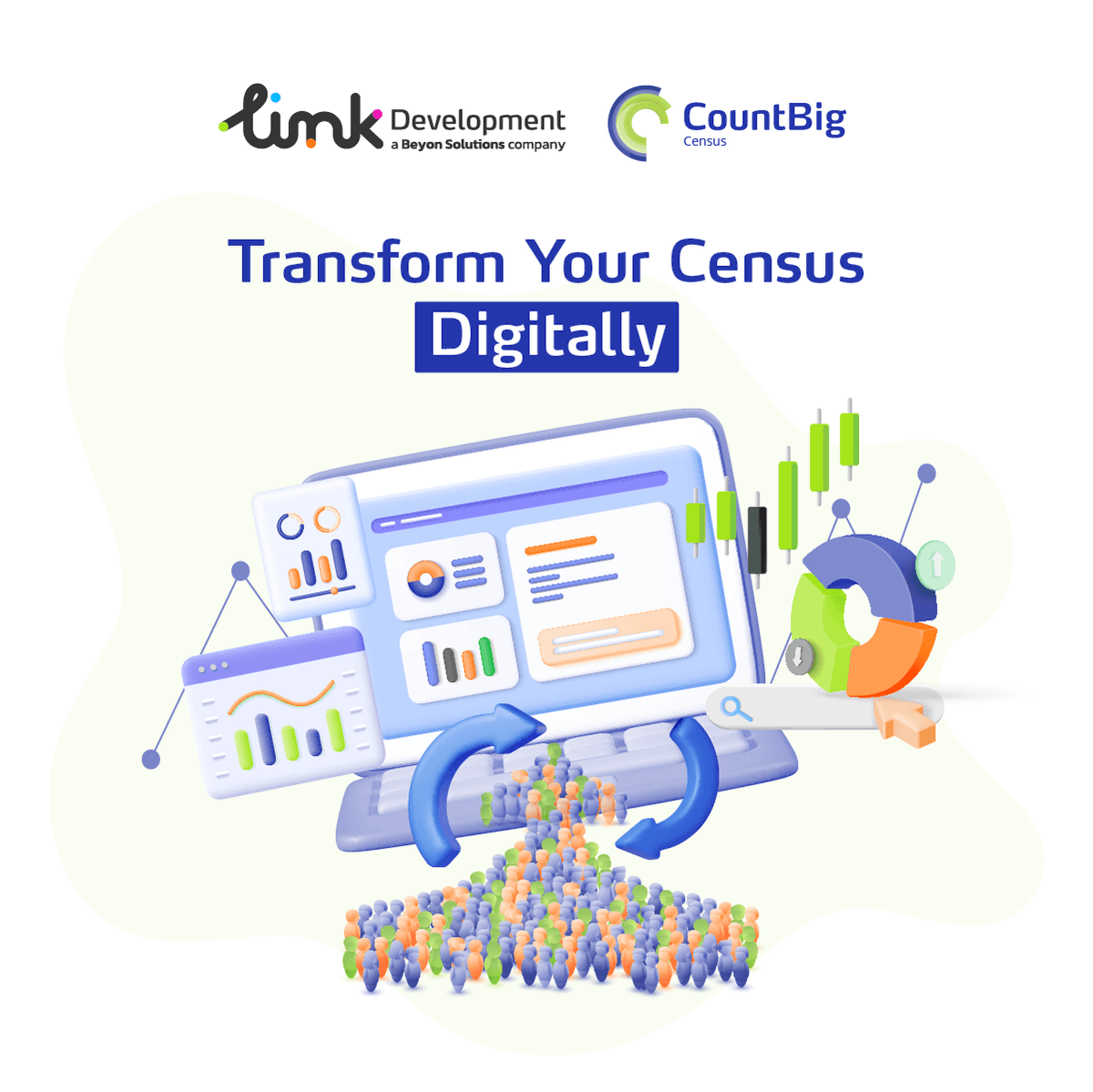 linkdevelopment's tweet image. Did you know that CountBig helped Egypt conduct its largest digital census, covering over 100 million citizens with real-time data collection?
Set your next census project up for success with our end-to-end digital solution! 
Request a Free Demo Now! loom.ly/NFeT2u8