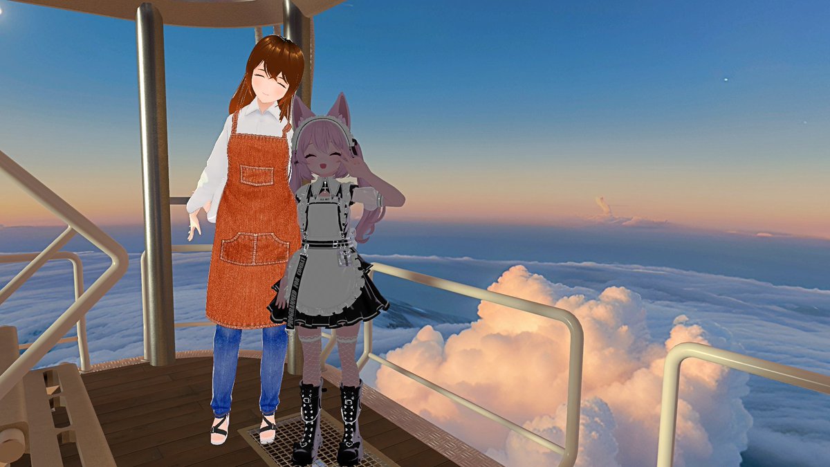 FSunson's tweet image. コーヒーさんとワールド巡りに行きました