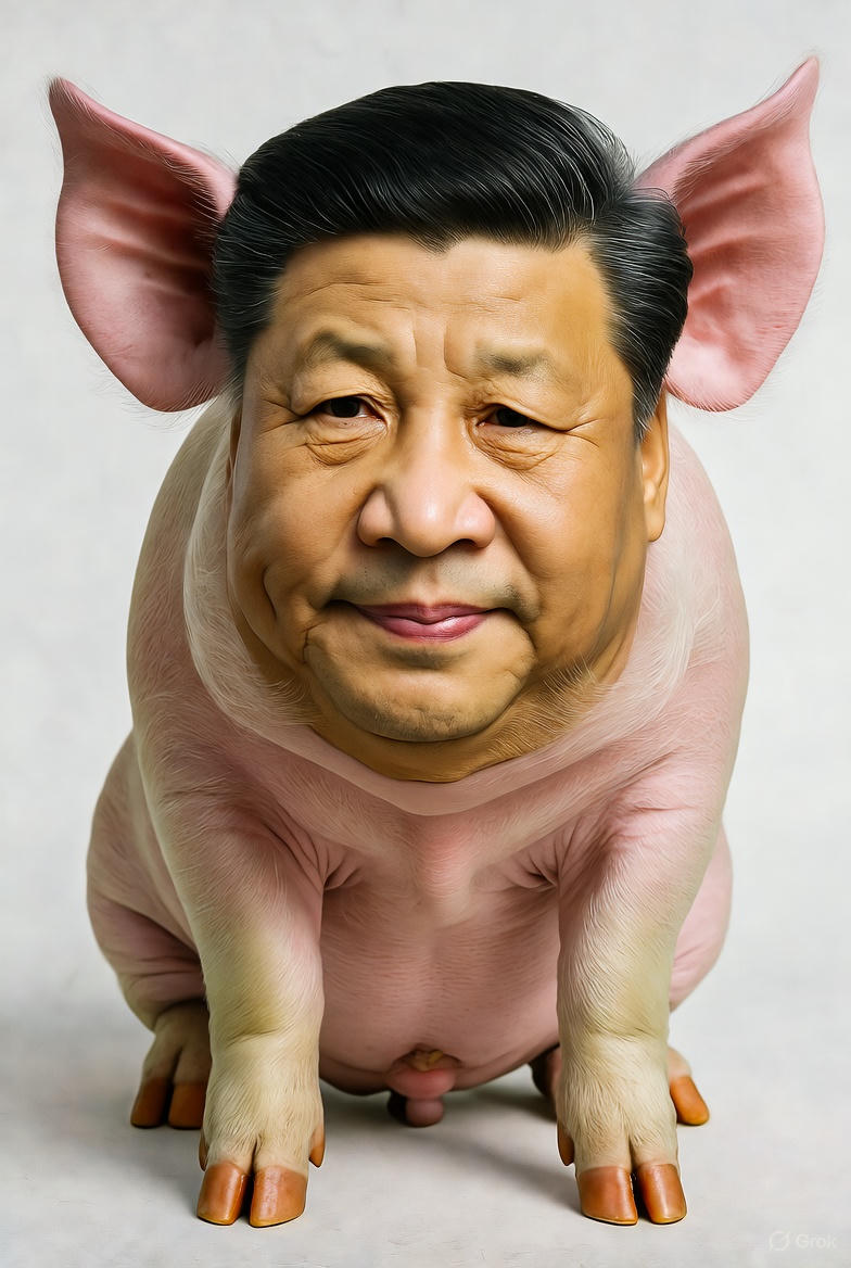 @whyyoutouzhele 中国国家猪席，习近平，闹猪瘟了，你个猪王，猪皇帝不管管？