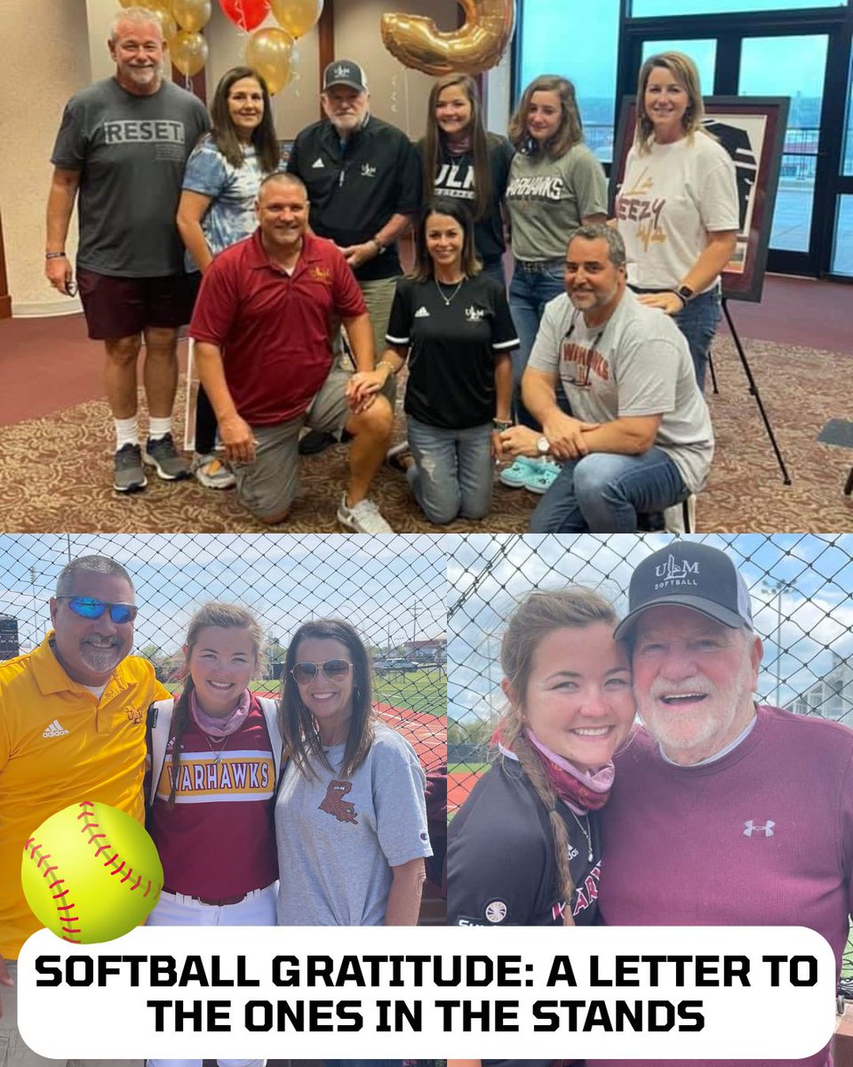 🏟️ To the ones who never missed a game…
💛 Thank you for every cheer, every mile, every moment.
📖 Read Jayden Mount's story, “To the Ones in the Stands,” on Extra Inning Softball.
👉 loom.ly/qwZf63A <a href="/JaydenMount/">Jayden Mount</a>