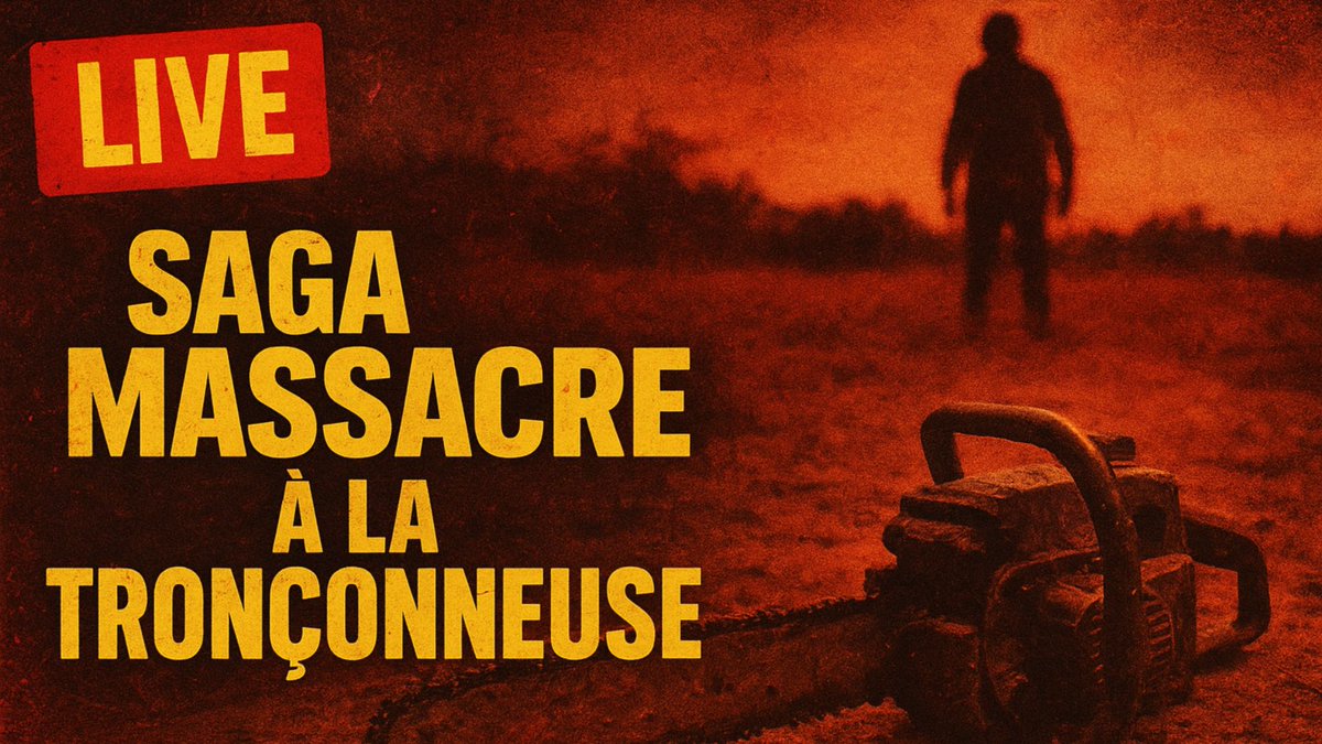 Rendez-vous à 20H avec <a href="/FrancoisBruwier/">Cinéclectisme</a> <a href="/MoviesHunters22/">Alex/Movies Hunter</a> et <a href="/LeHomeCineMan/">Le Home Ciné Man</a> pour la première partie sur la saga #TexasChainsaw #Tobehooper #Leatherface #HorrorMovies #Halloween2025 #YouTube 

Lien : youtube.com/live/zFwe9mCOT…