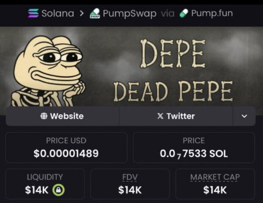 JACK445J's tweet photo. $DEPE is on fire! 10.64x from $14k to $149k! 🚀 Early believers are reaping the rewards!
📈 #Solana #Crypto #DEPE Nice move! CA: 6mkvaWGEW3Zi6AQNJBSgqwqjCi72muANsqNJNHohpump
DM me to join my TG CHANNEL https://t.co/pIvW2Jt0Mo