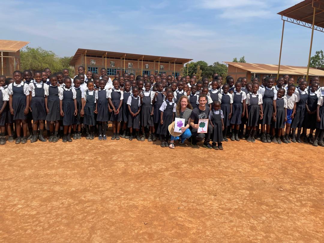 Many people visit  Malaika, leaving their mark in one way or another —  the same can be said for our brilliant supporters Corey and Kate 💛Returning for the second year in a row, their connection to the mission was clear in every conversation, every smile, and every shared story.