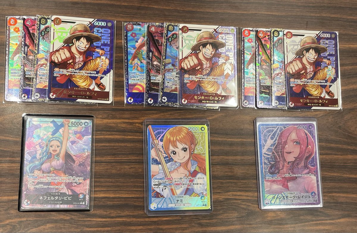 kanoh0512's tweet photo. ヒロインズカップ
赤青ビビ
紫黄プリン 後手 〇 チーム〇
黄ボニー 後手 × チーム〇
青ハンコック 先手 × チーム〇
緑ボニー 後手 〇 チーム〇
紫黄プリン 後手 〇 チーム〇
優勝

じゃんけん全負けでも先行環境だから助かった
有効勝利2回出来たので最���のサードでした https://t.co/Suz9knNTSH
