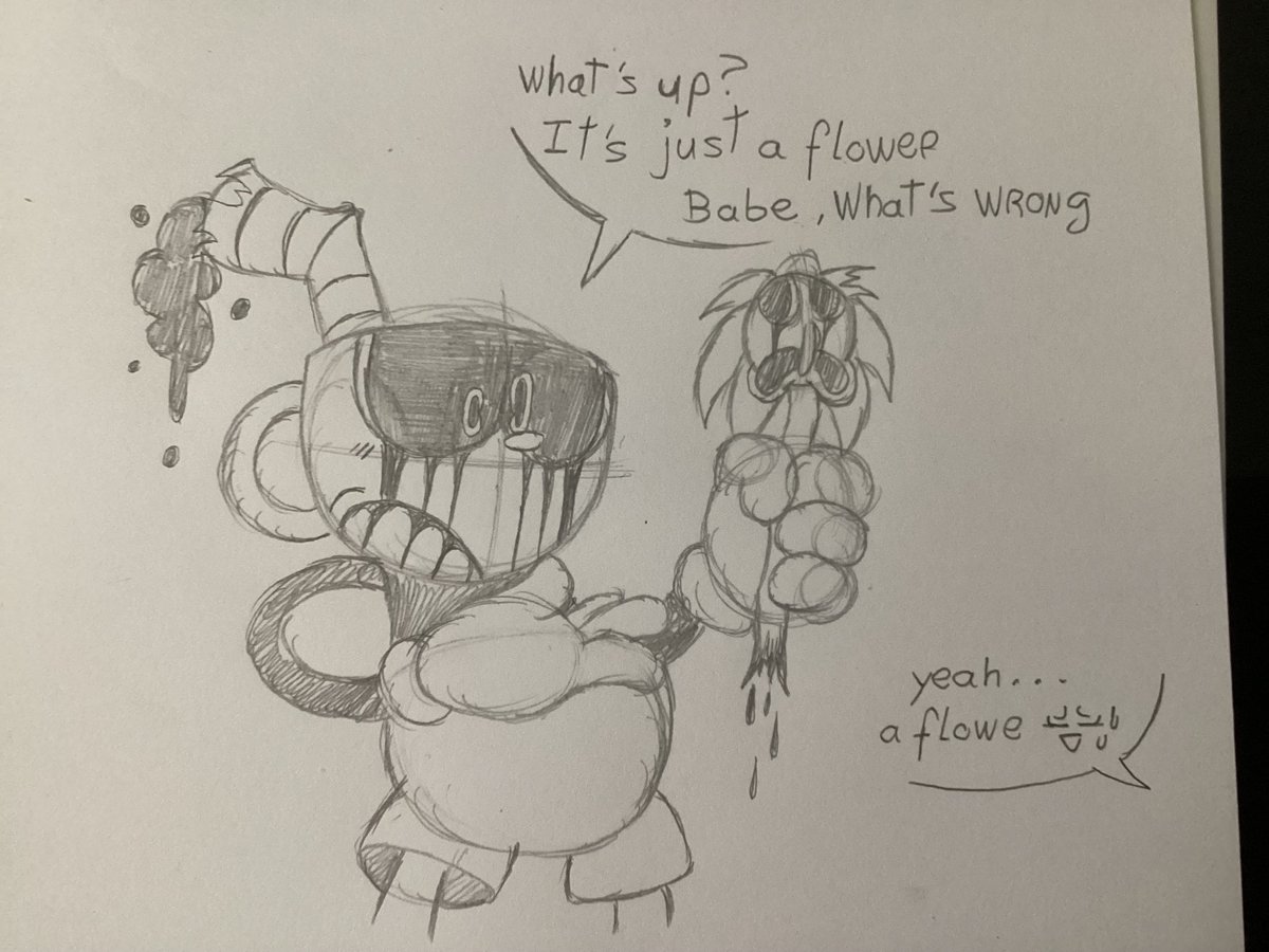 inkcuphead2's tweet image. Little gifts, but ... Weirdos
(Volviendo a dibujar a los tonotos xd)
#cupheadmix #Ryxiesweep #Xanohitsweep