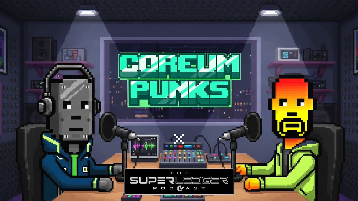 CoreumPunks's tweet image. Join the Weekly Spin on the SPECIAL 100TH Superledger Podcast 🎙️ TODAY @ 12PM PST

🎁 WIN $CCD tokens, NFTs &amp;amp; MORE  JUST Listen for YOUR PUNK NUMBER.

WHY JOIN?
• Latest Coreum news
• Connect with @Cor3_Community
• Prizes: $CCD, NFTs &amp;amp; more

Link: 👉