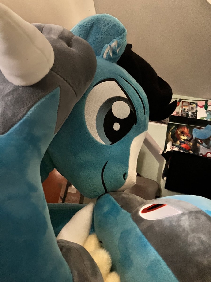 I caught them kissing, silly boys.