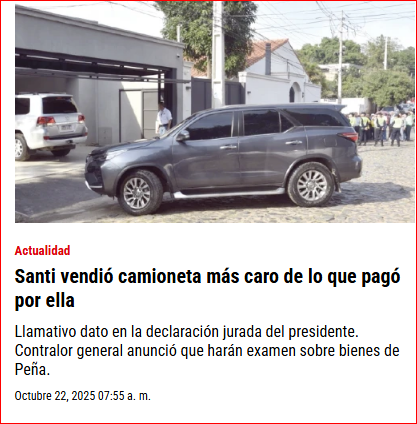 Rodriguez_Chin's tweet photo. No se porque me hace acordar de un comentario en un periodico argentino,que decia si sos corrupto y se te pilla ,ademas de corrupto sos un inutil.
¿ O ustedes que dicen?@PresidenciaPy @voceriaparaguay https://t.co/pON0XRiBhV