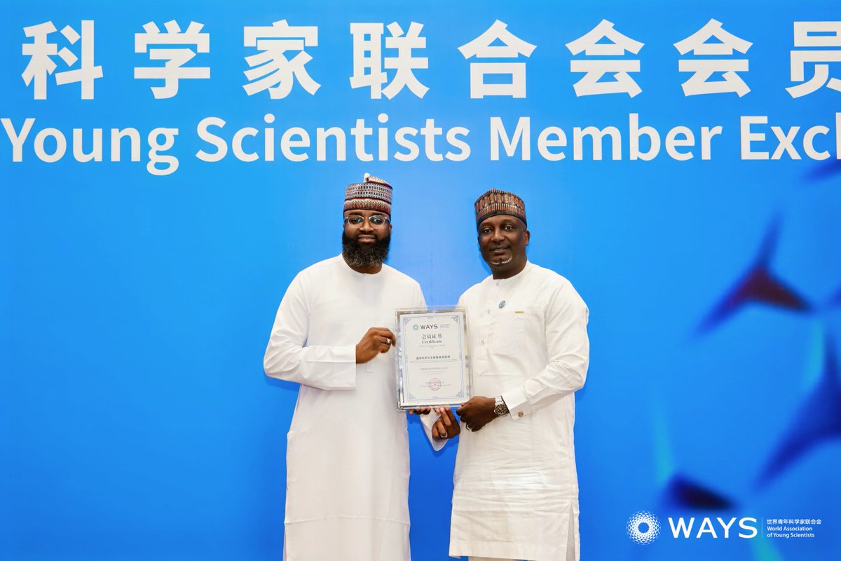 Mohsally's tweet photo. A transformative leap for Nigeria! Under @KSHalilu , @NASENIHQ joins WAYS, connecting our young scientists to global networks. As champion of this admission, we worked tirelessly to secure this milestone, unlocking tech transfer, funding, & innovation hubs to spark jobs, boost industries, & solve national challenges. WAYS empowers Nigeria’s youth to innovate in renewable energy, biotech, & ICT, driving self-reliance. Together, we’re curing barriers to progress with science!